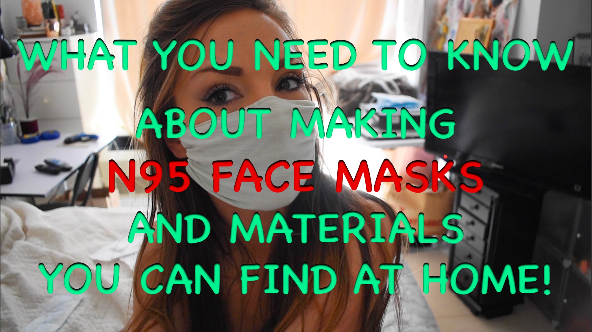 Make N95 Face Mask out of scientifically tested household material picture