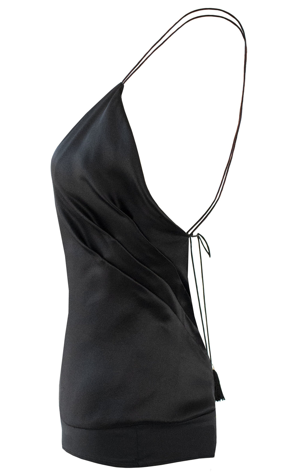 Magda Slinky Silk Bodysuit - KxLNewYork