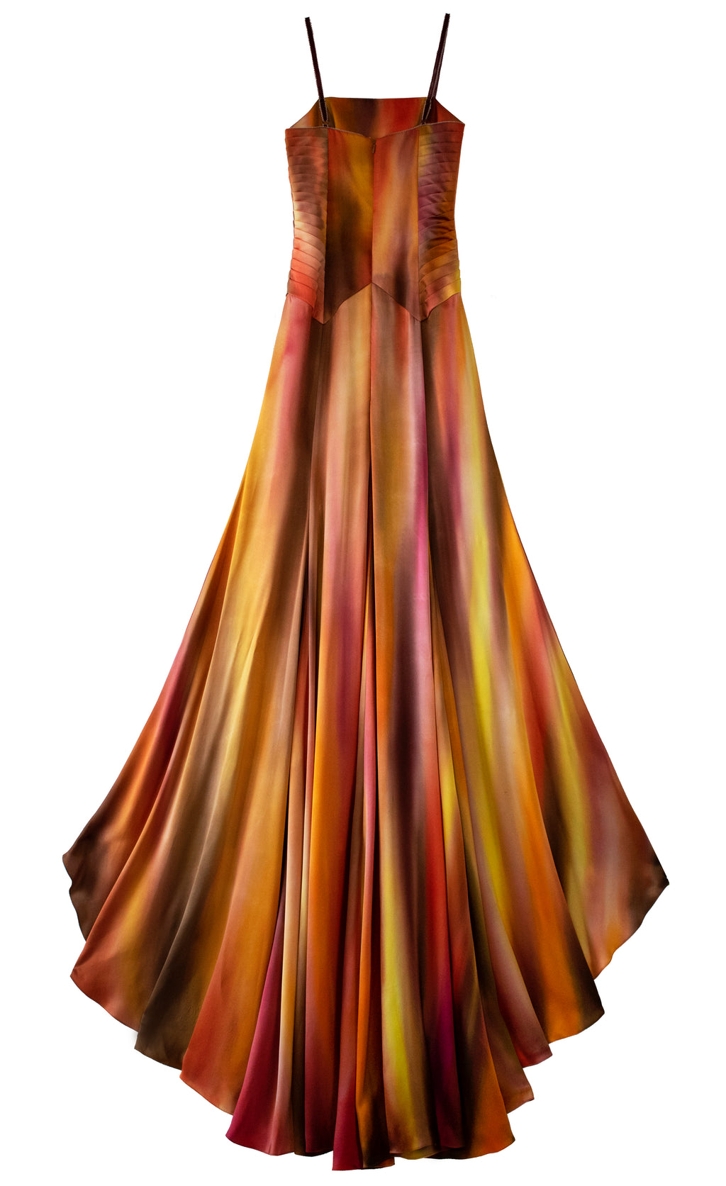 French-dye painted Mariah Gown - KxLNewYork